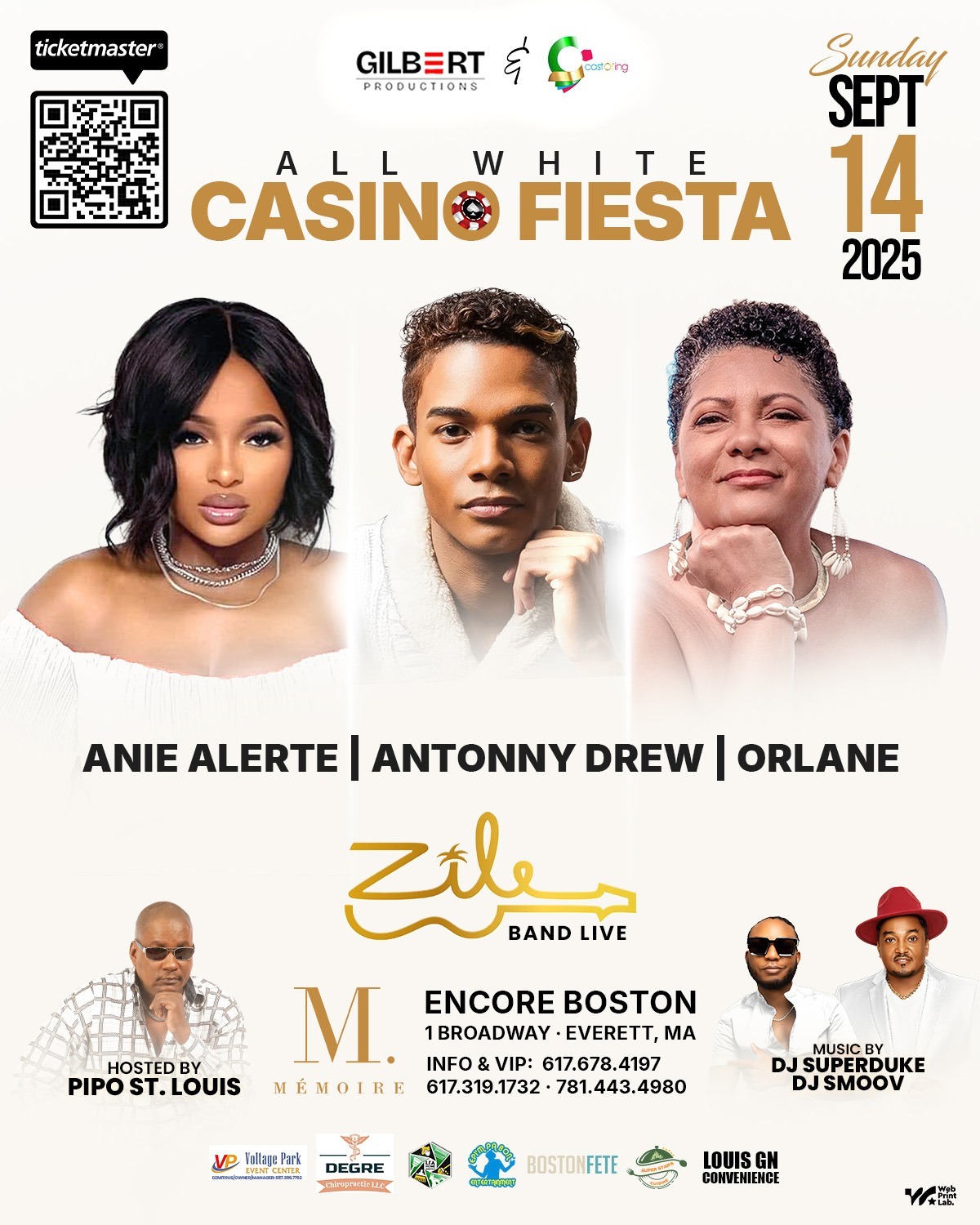 ALL WHITE CASINO FIESTA